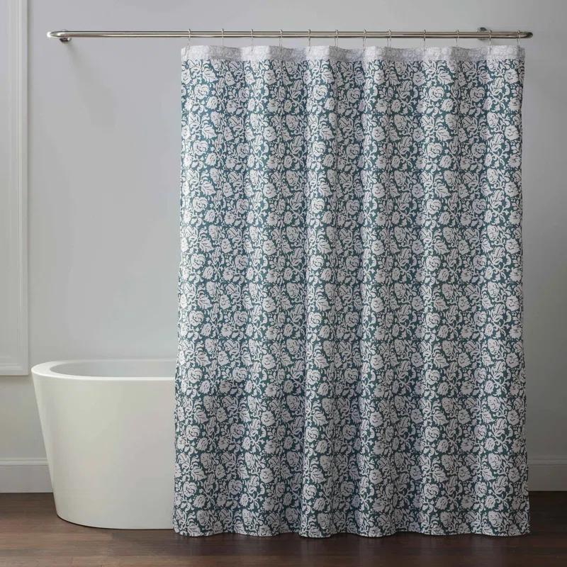 Martex Martex Arcadia Grove 72x72 Steel Shower Curtain