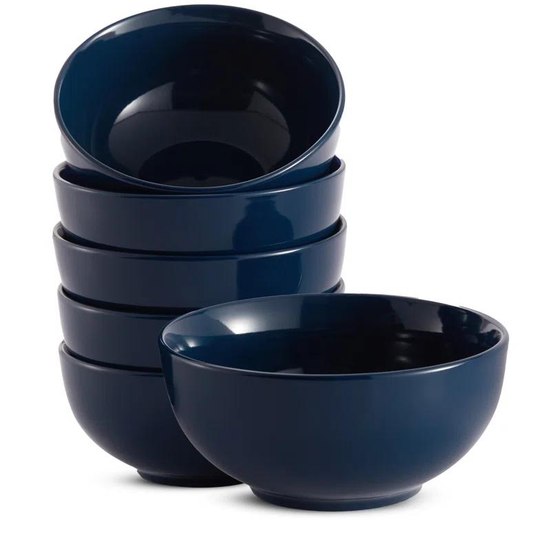 kook Kook Ceramic Cereal Bowls , 20 oz. (Set of 6)
