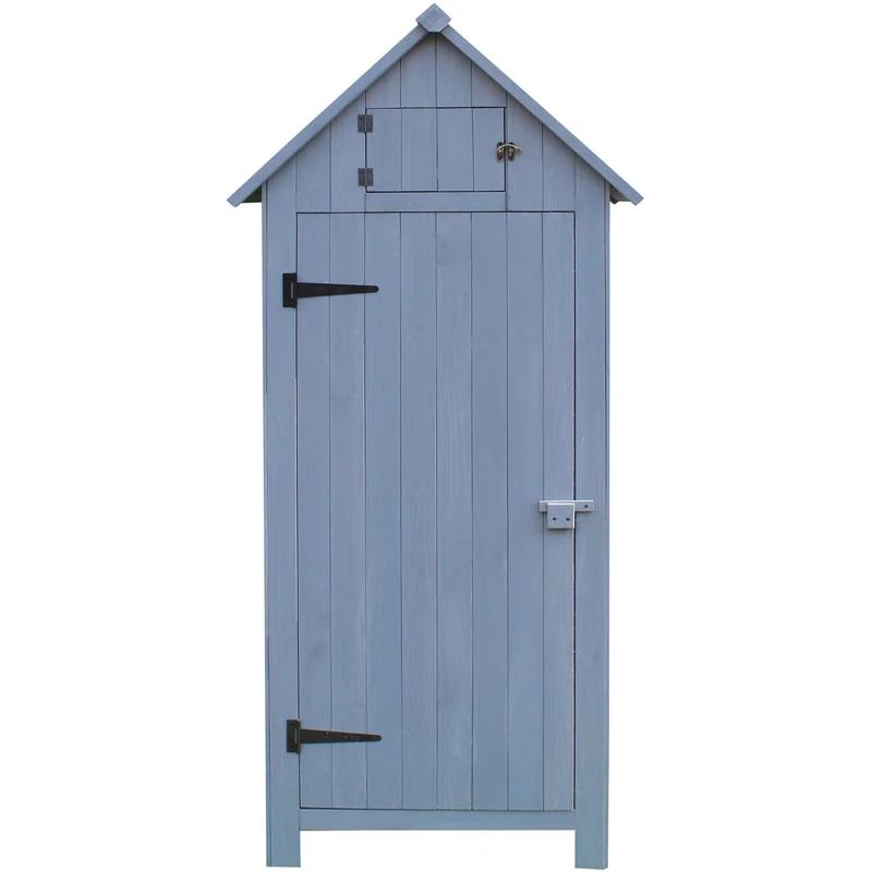 Hanover 2 ft. 5 in. W x 2 ft D Solid Wood Storage Shed