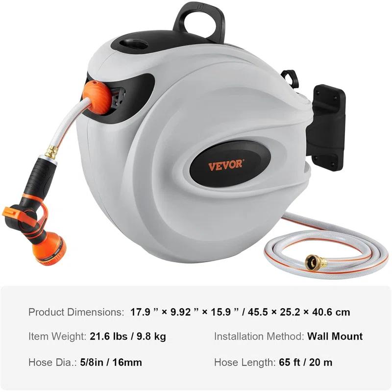 VEVOR Metal Wall Hose Reel