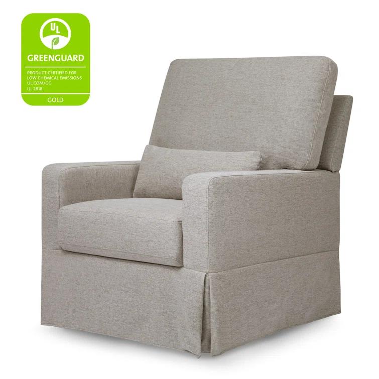 Crawford Upholstered Swivel Glider