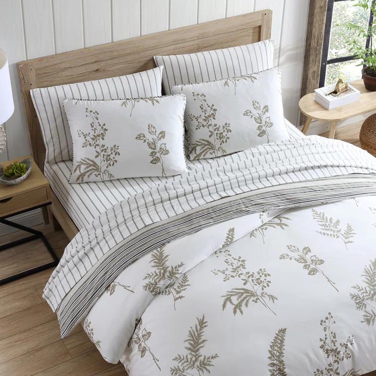 Stone Cottage Bedding Stone Cottage Willow Cotton Reversible 3 Piece Comforter Set