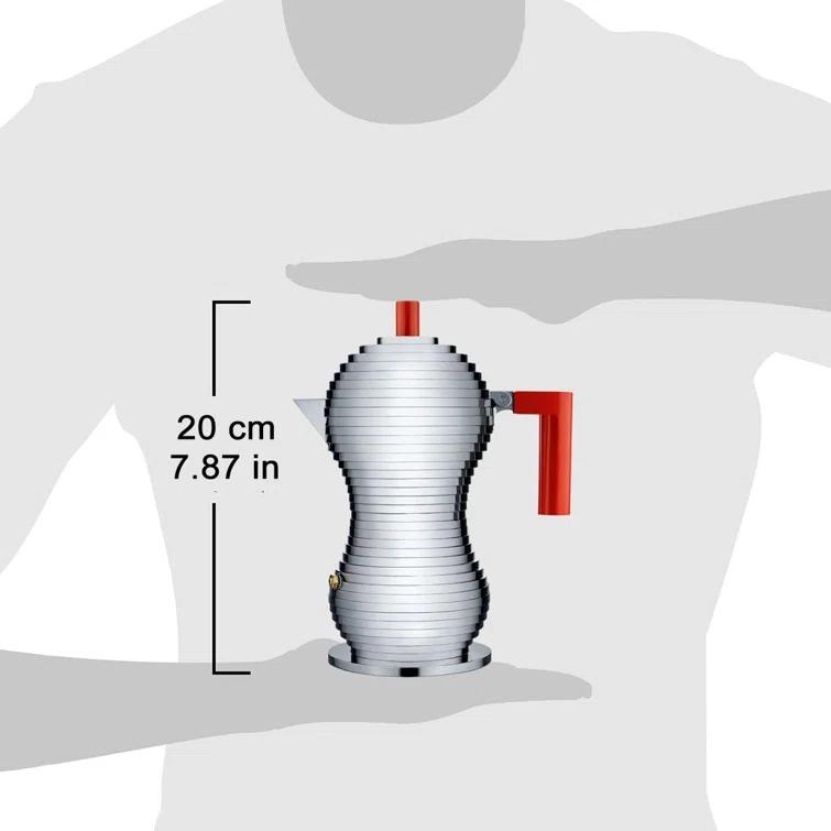 Alessi Pulcina Espresso Coffee Maker MDL02/3 R