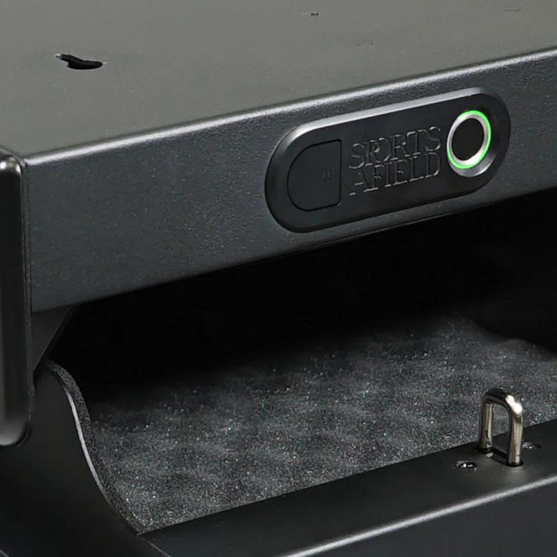 Home Defense Quick Access Drop Action Gun Safe with Biometric Lock