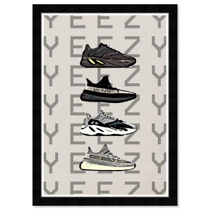 Wynwood Studio " Fashion And Glam Hypebeast Sneakers Shoes " Painting Print