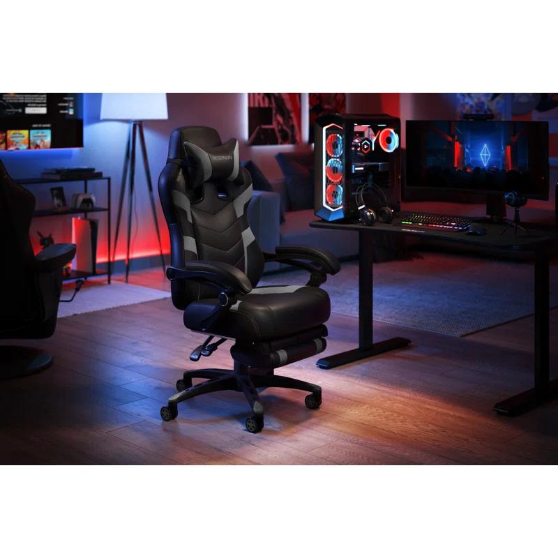 Respawn RESPAWN 110 Pro Gaming Chair - Gaming Chair with Footrest, Reclining Gaming Chair, Video Gaming Computer Desk Chair, Adjustable Desk Chair, Gaming Chairs For Adults With Headrest Pillow