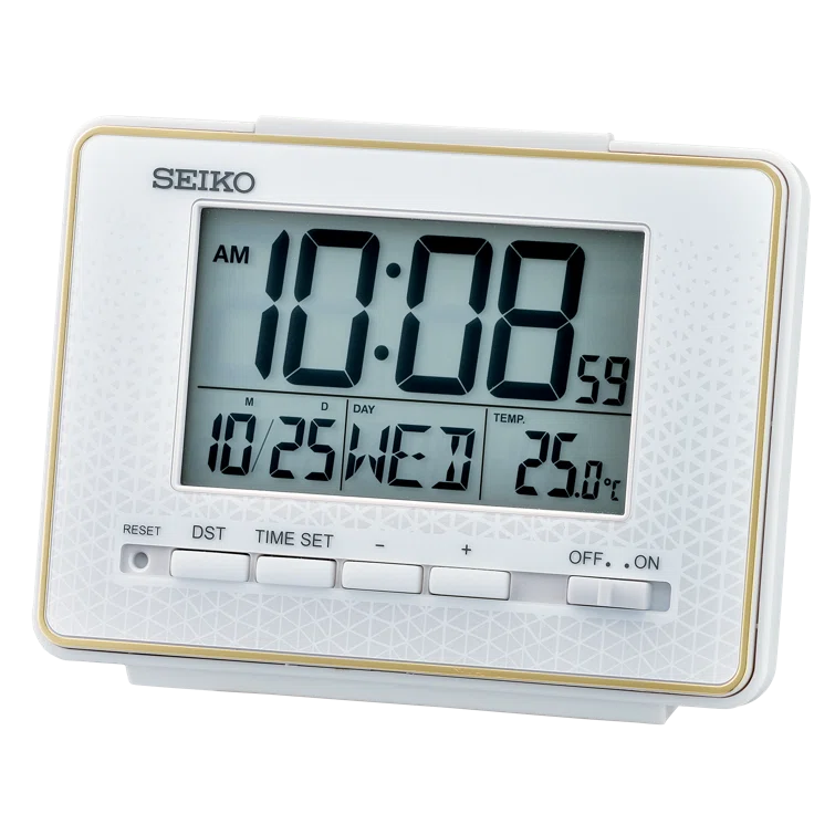 Seiko Easton Digital Tabletop Clock with Alarm