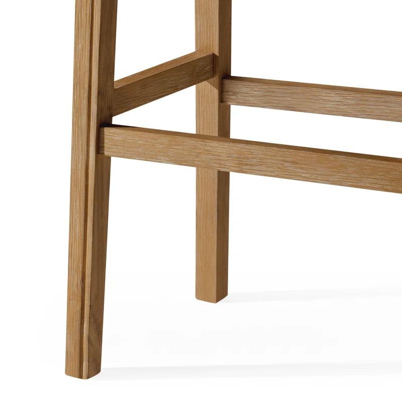 Maven Lane Maven Lane Adrien Backless Saddle Stool with Vegan Leather Upholstery