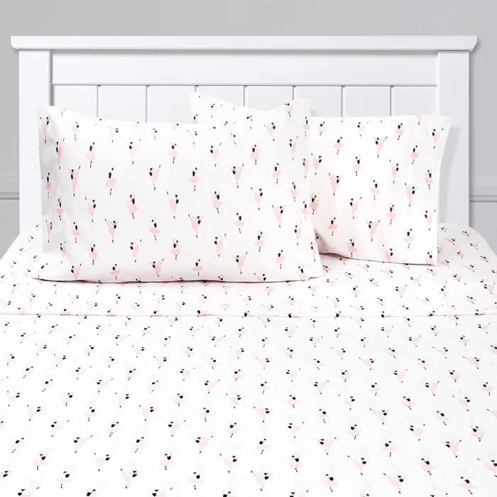 Sweet Home Collection Ballerina Bed Sheet Set