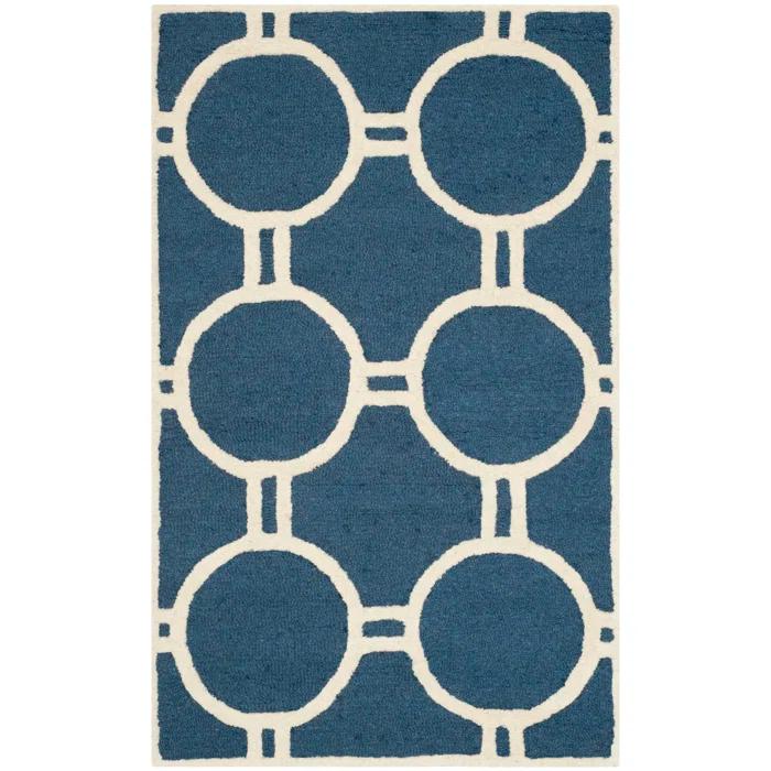 Safavieh Cambridge Hand Tufted Wool Geometric Rug