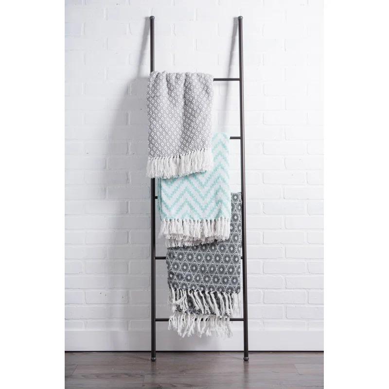 Design Imports Hand Woven Throw Blanket