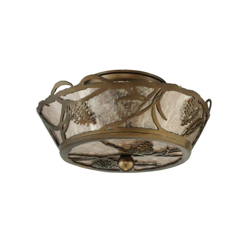 Mica Semi Flush Mount