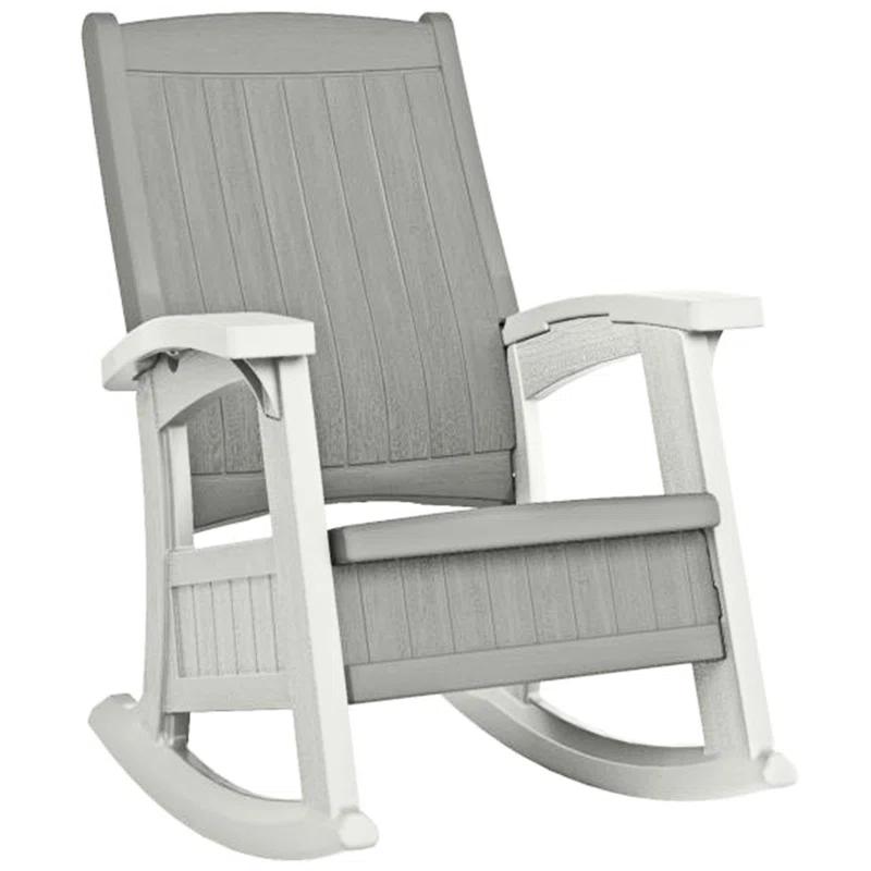 Suncast Suncast Outdoor Rocking Chair with Storage
