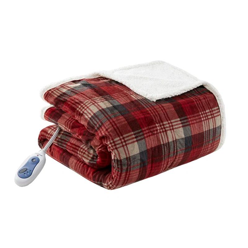 Woolrich Tasha Oversized Mink to Berber Heated Throw