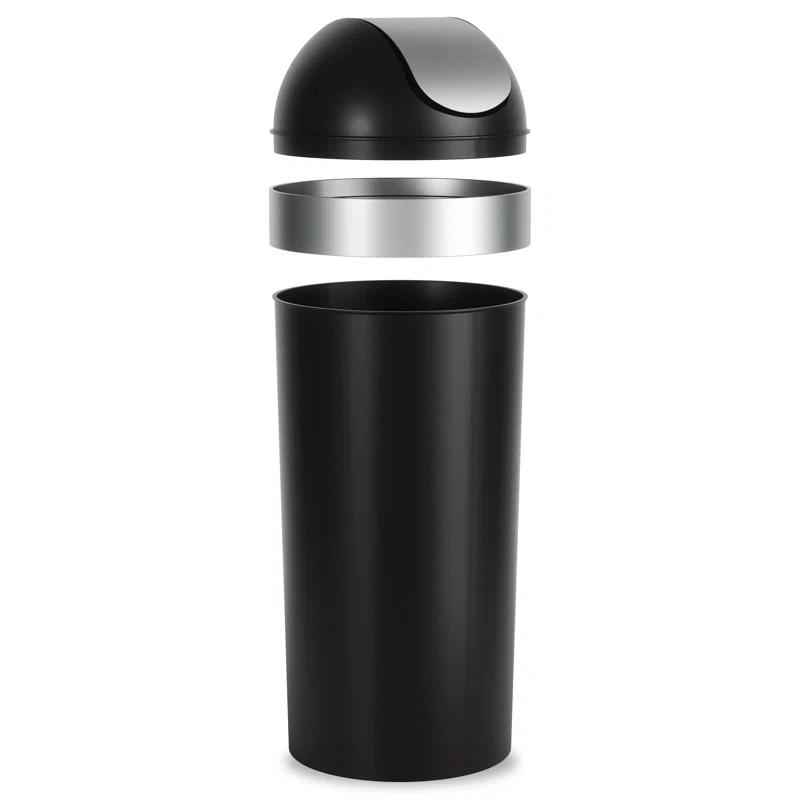 Venti Plastic Swing Top Trash Can - 16 Gallons