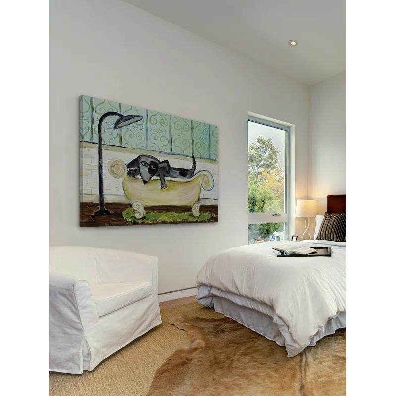 Marmont Hill " Dog Bath " by Tori Campisi Painting Print