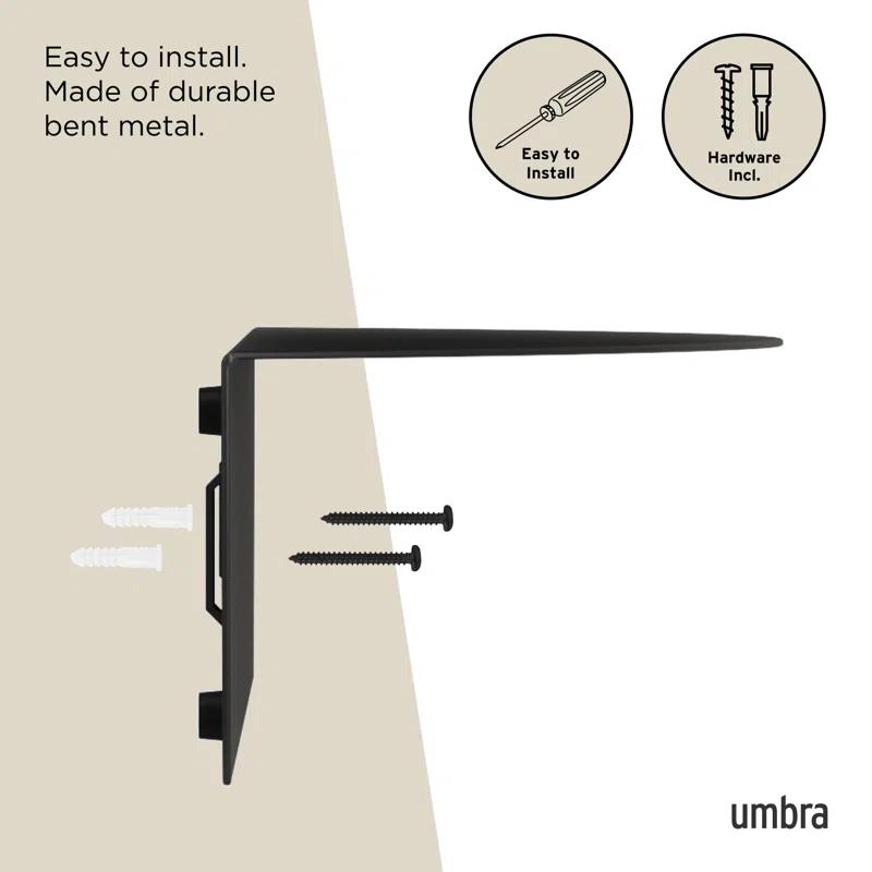 Umbra 4 Piece Circle Metal Floating Shelf