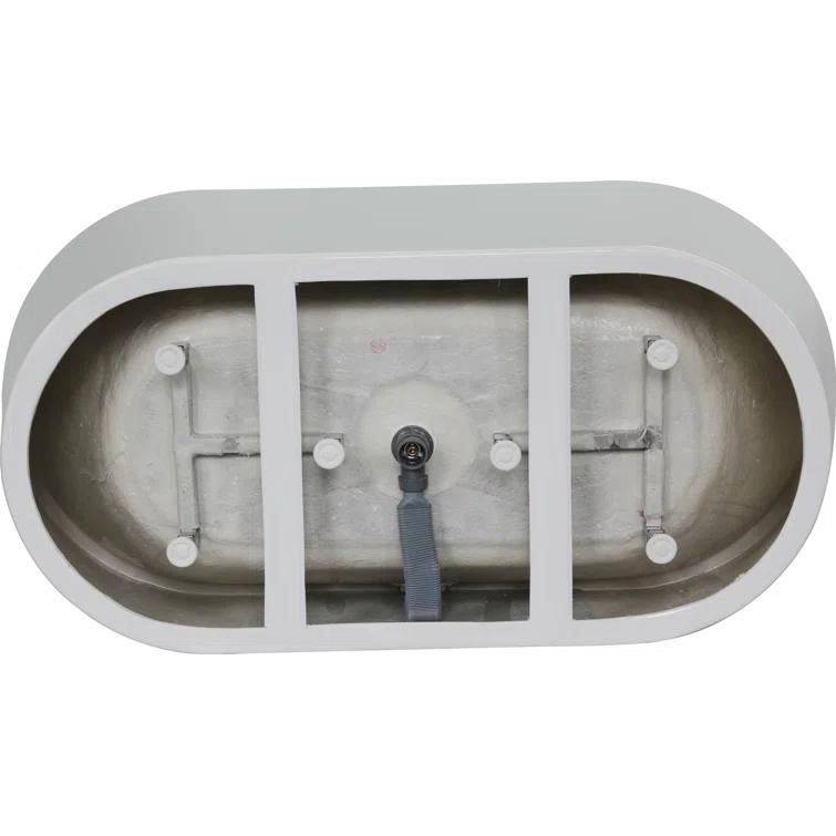 Iris 59" x 30" Freestanding Soaking Acrylic Bathtub