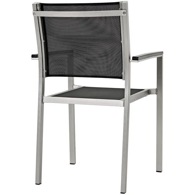 Modway Shore Dining Chair Outdoor Patio Aluminum (Set of 2)
