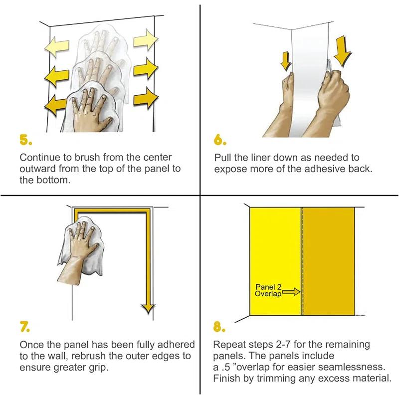 IDEA4WALL Forest Nature Landscape Peel & Stick Border