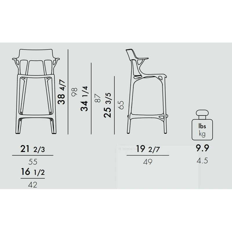 A.I. Recycled Stool