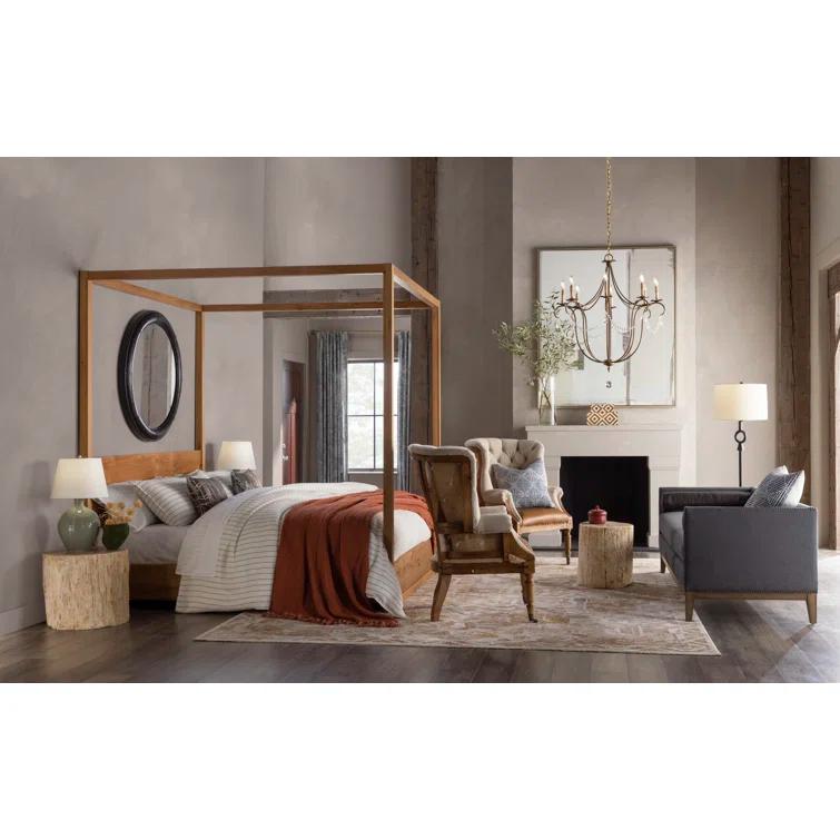 Blake Linen Duvet by Pom Pom at Home - Cream and Gray / Queen