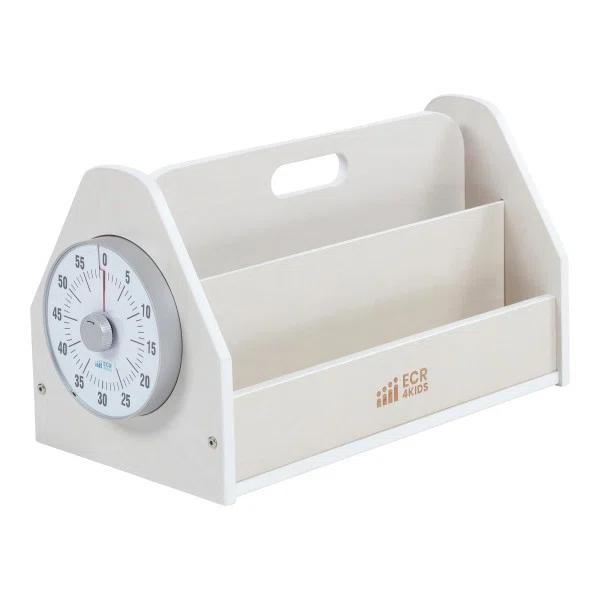 ECR4Kids ECR4Kids Double-Sided Book Caddy with Countdown Timer