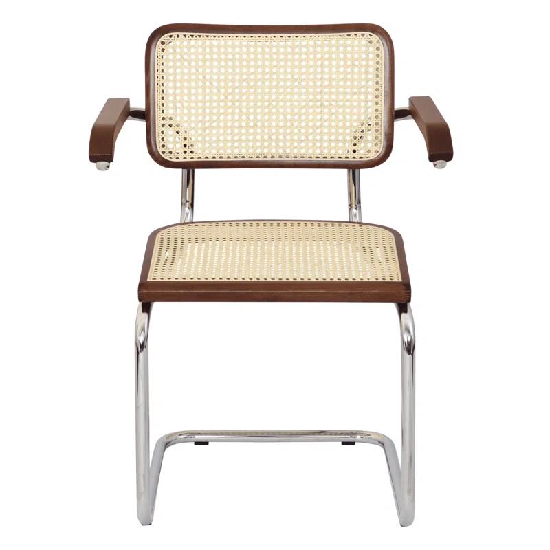 Breuer Chair Company Marcel Breuer Cesca Cane Cantilever Dining Armchair Arm Chair