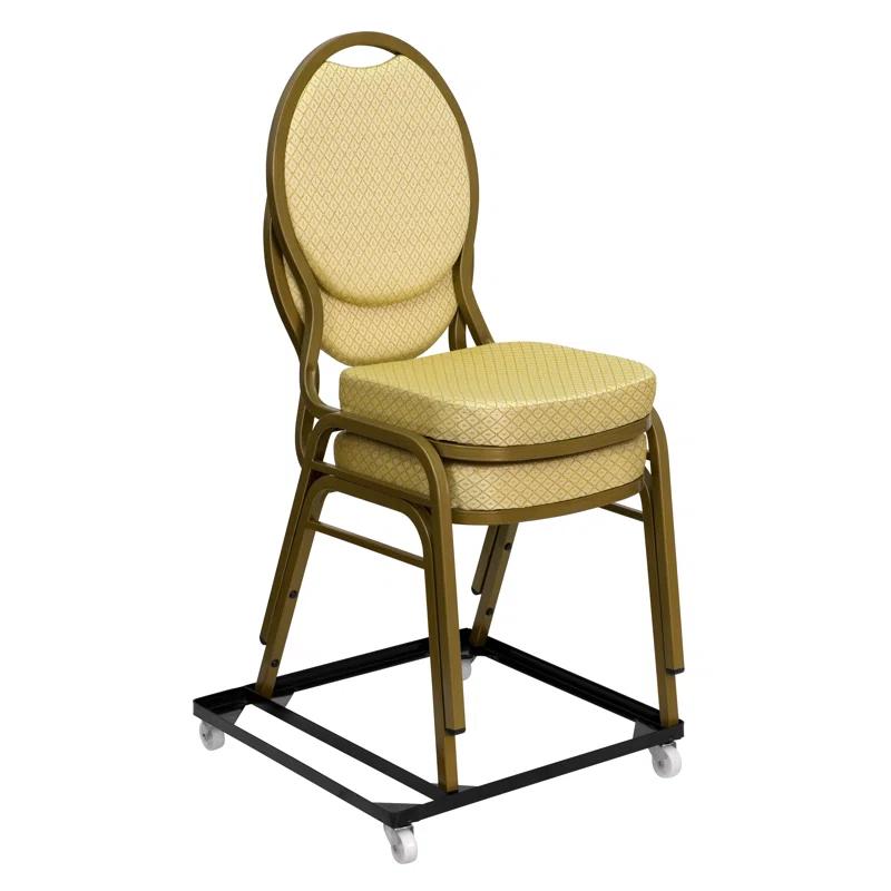Flash Furniture Visage Steel Stack Chair and Church Chair Dolly - Material Handling Equipment