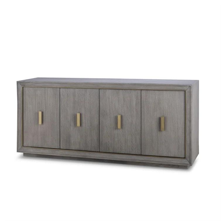 Monarch Golden Oak 72" Wide Handcrafted Sideboard