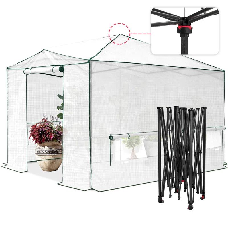 EAGLE PEAK Pop Up Greenhouse 8' W x 12' D Greenhouse