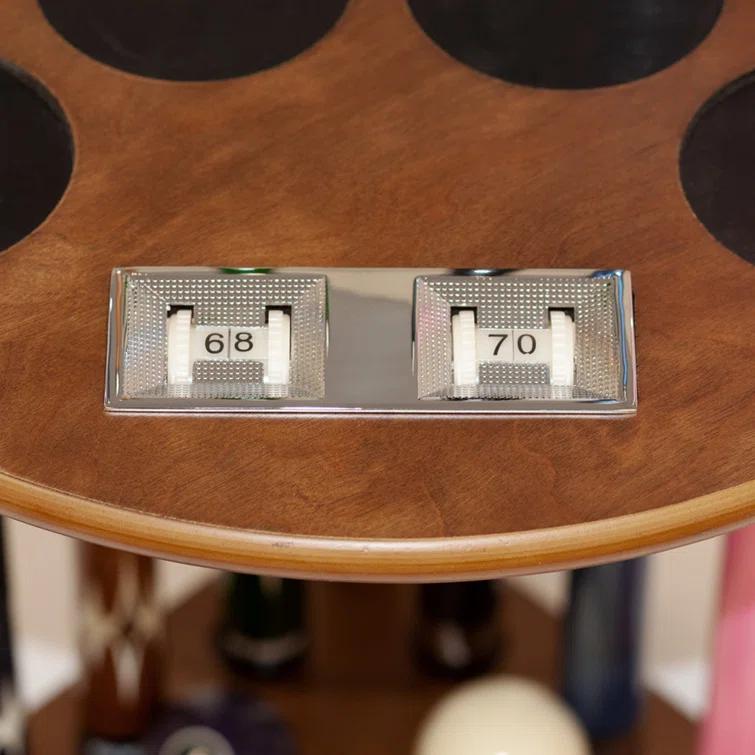 GSE Games & Sports Expert 8 Billiard Pool Cue Stick Corner Rack with Score Counter