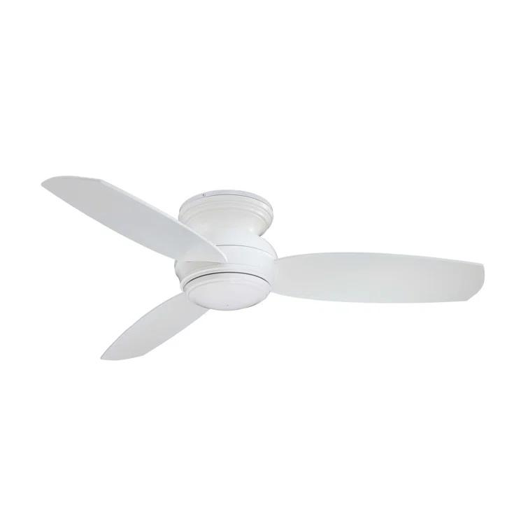 Minka Aire 44" Concept II 3 - Blade Outdoor LED Propeller Ceiling Fan with Wall Control and Light Kit Included