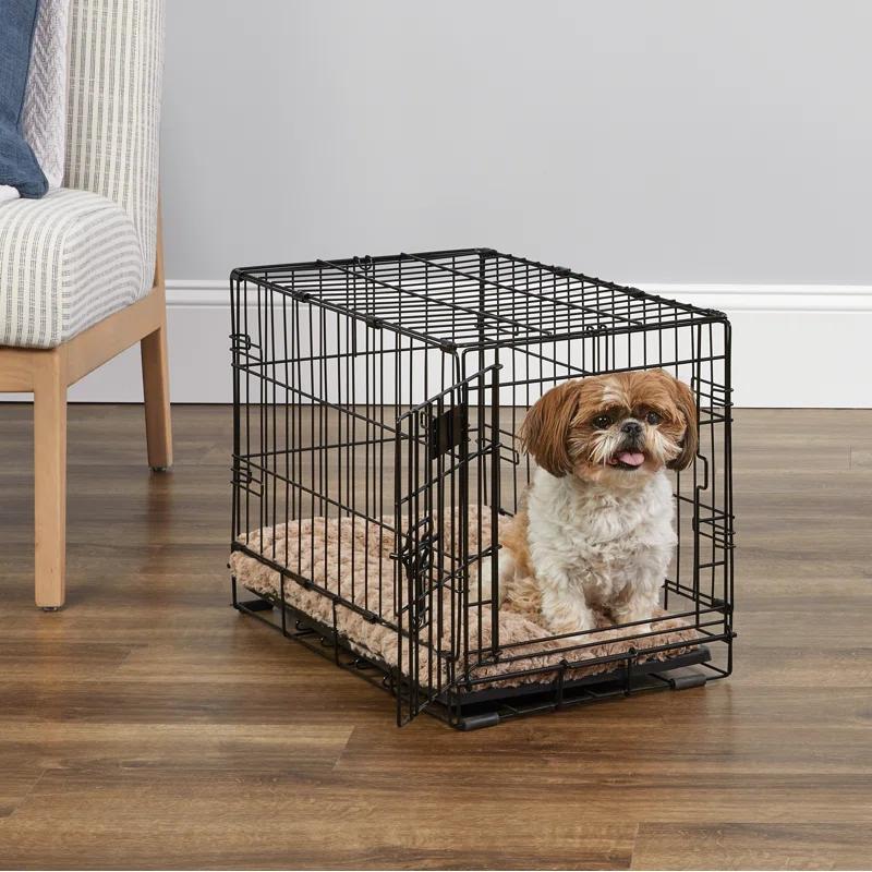 Midwest Homes For Pets MidWest Homes for Pets Newly Enhanced Single Door iCrate Dog Crate Includes Divider Panel