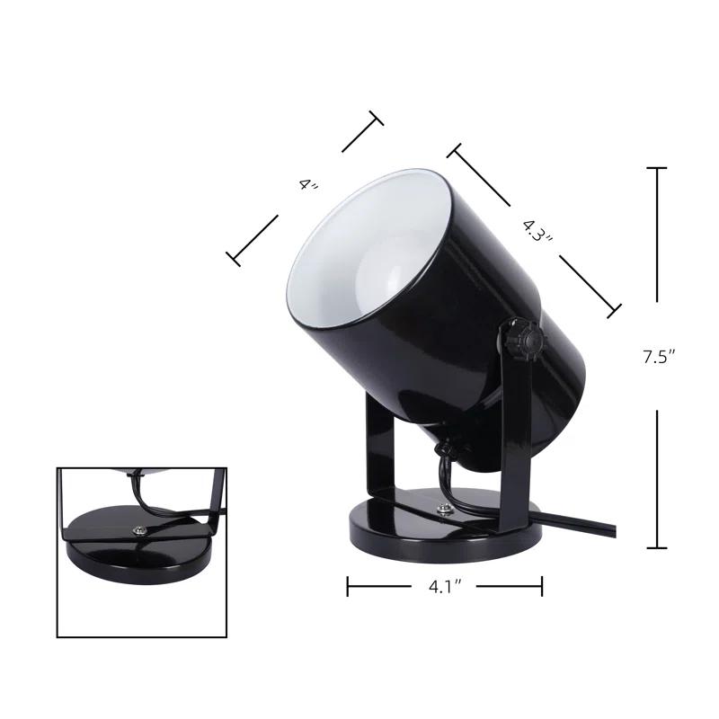 7.5'' Black Novelty Floor Lamp Set