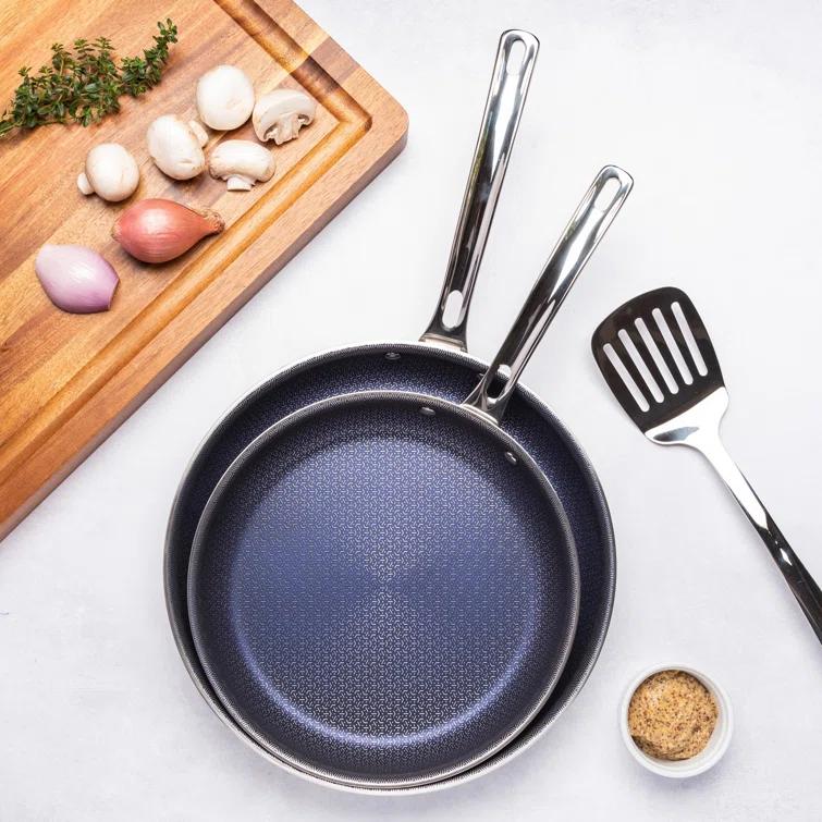 Viking Viking 3-Ply Hybrid Plus 2pc Nonstick Fry Pan Set, 9.5-inch and 11-inch