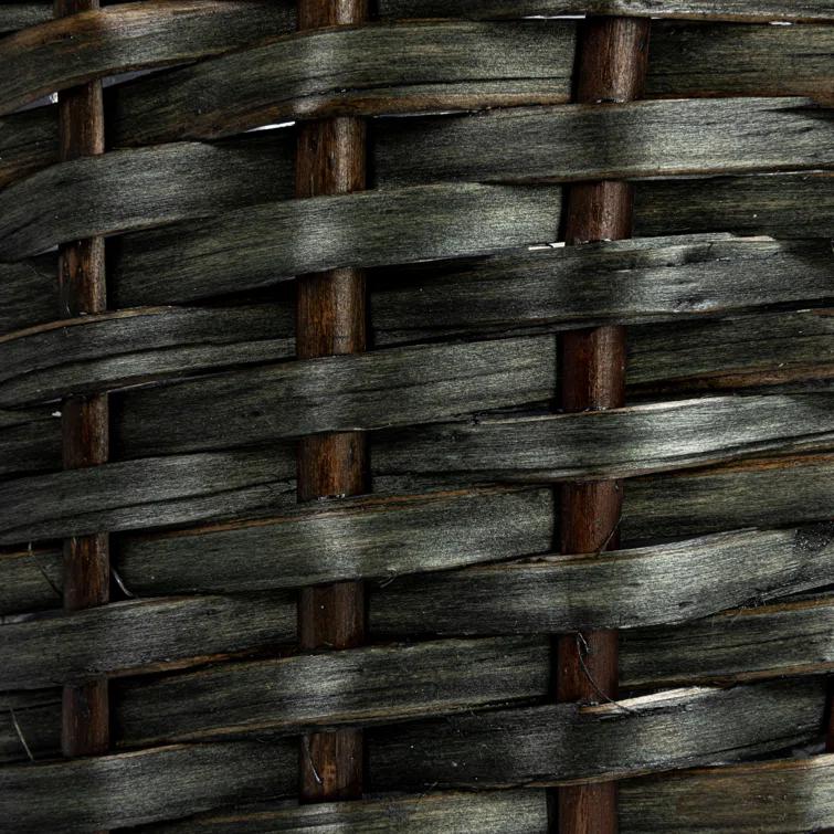 Household Essentials Willow Wicker Open Waste Basket