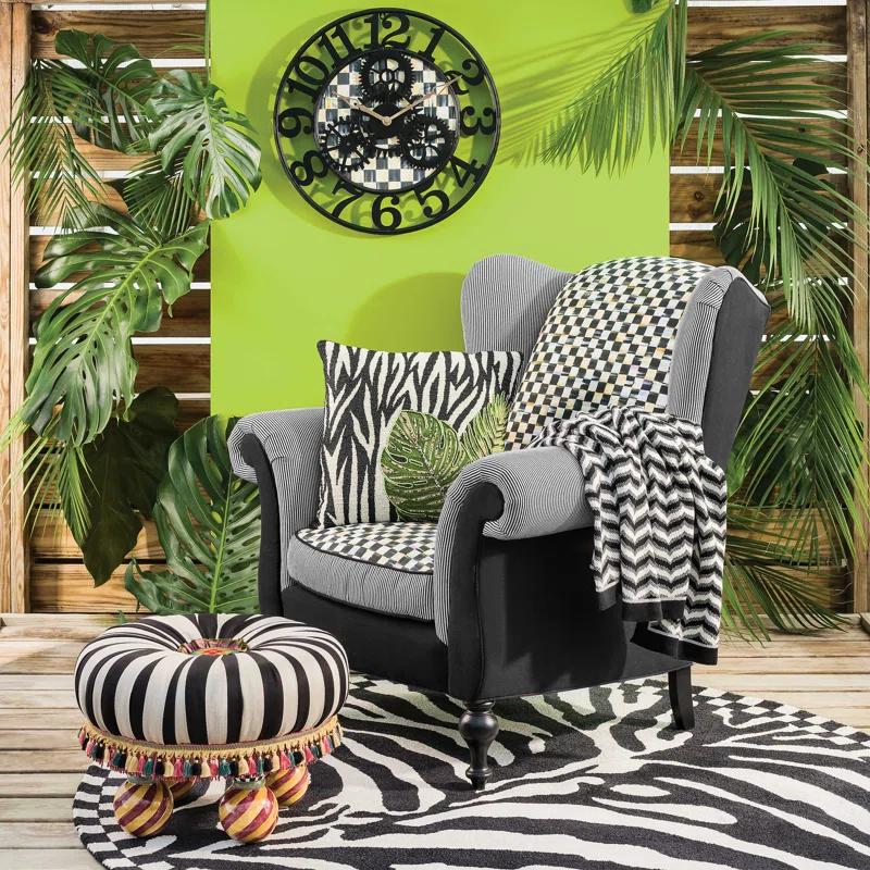 Courtly Check® Small Farmhouse Wall Clock