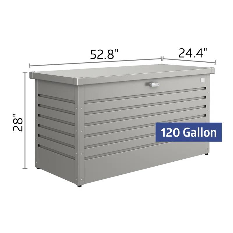 Biohort Biohort LeisureTime Water Resistant Metal Deck Box with Lock