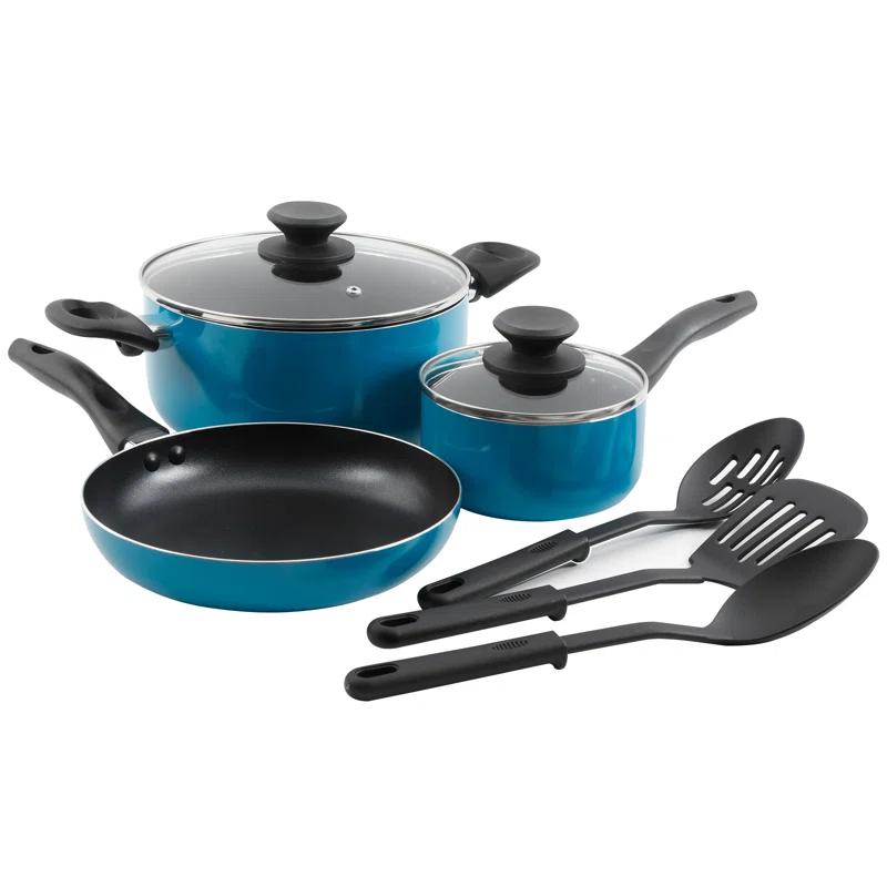 Gibson Home Gibson Home Palmer 8 Pieces Aluminum Non Stick Cookware Set
