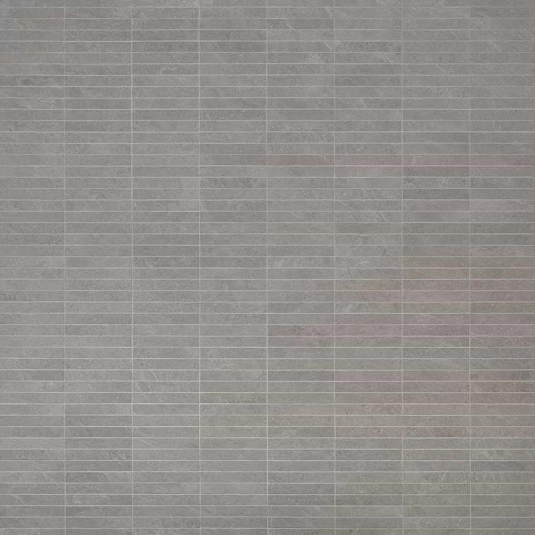 Bond Tile Monolith 11.81 In. X 11.81 In. Stacked Matte Porcelain Mosaic Floor And Wall Tile (5.76 Sq. Ft. / Case)