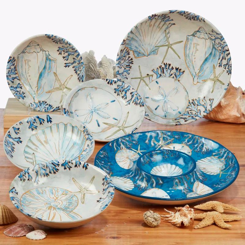 Certified International Certified International Playa Shells Set Of 4 Salad Plate