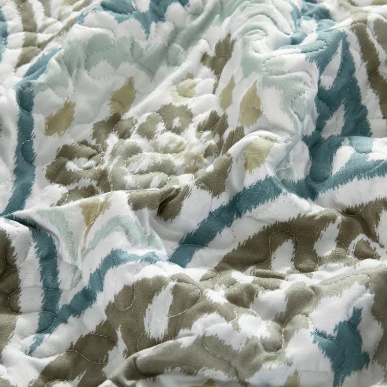 Home Soft Things Tivoli Modern & Contemporary Damask Quilt Set
