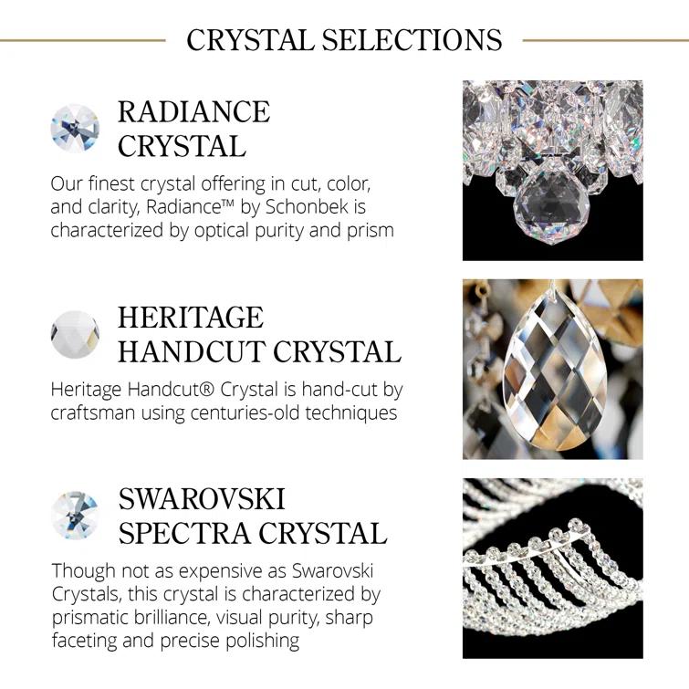 Schonbek Sarella Aluminum Flush Mounted Sconce