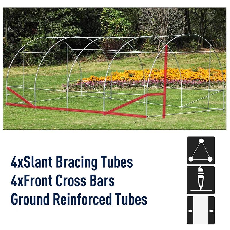 Outsunny 9.75"  W x  19.75" D Hobby Greenhouse