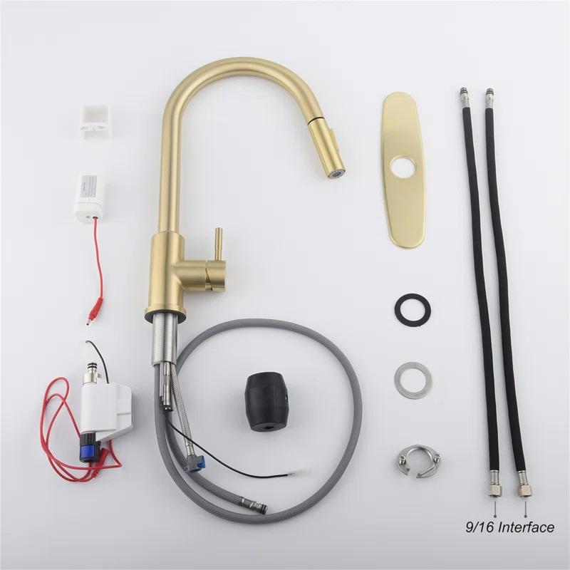Touch Kitchen Faucet With Pull Down Sprayer
