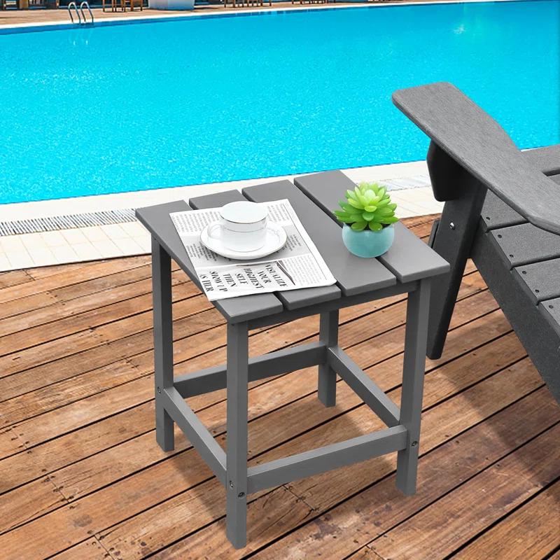 Costway Costway Solid Wood End Table