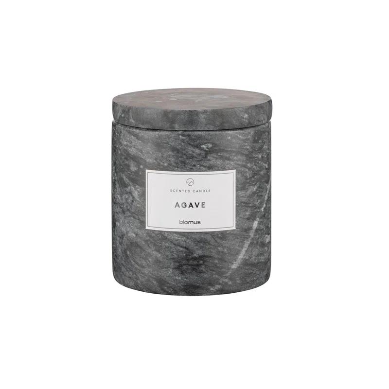 FRABLI Scented Candle w/Marble Container - Small - Tonga Fragrance
