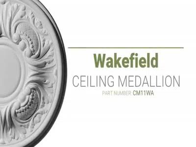 Ekena Millwork Wakefield Ceiling Medallion CM11WA