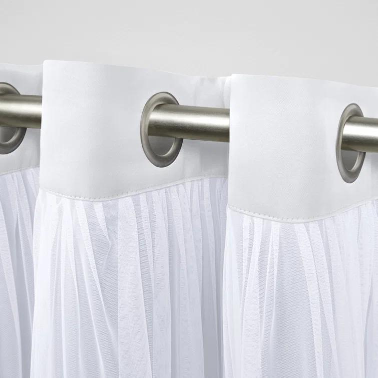 Amalgamated Textiles Cresendo Polyester Room Darkening Curtain Pair (Set of 2)